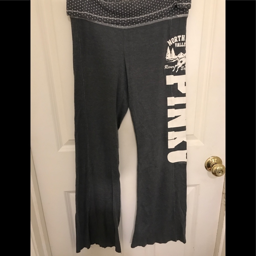 PINK Victoria's Secret loose gray sweatpants XS